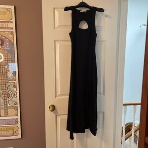 Reformation black jersey dress